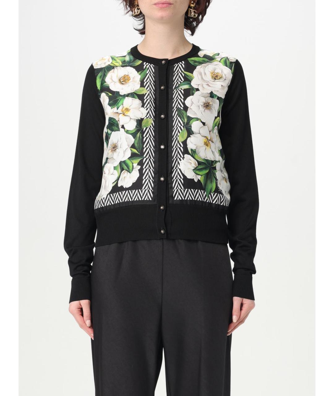 DOLCE&GABBANA Мульти шелковый кардиган, фото 2