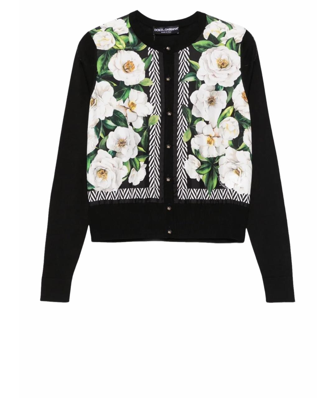 DOLCE&GABBANA Мульти шелковый кардиган, фото 1