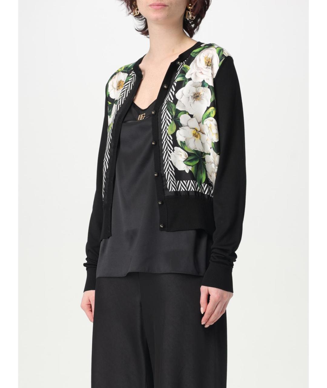 DOLCE&GABBANA Мульти шелковый кардиган, фото 5