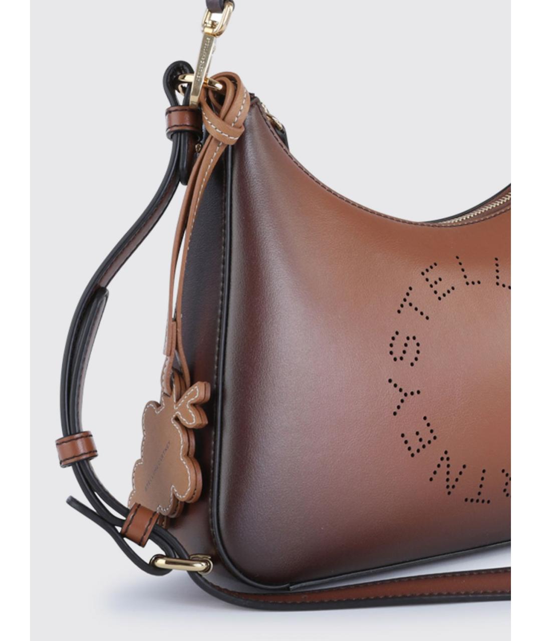 STELLA MCCARTNEY Коричневая сумка через плечо из искусственной кожи, фото 3