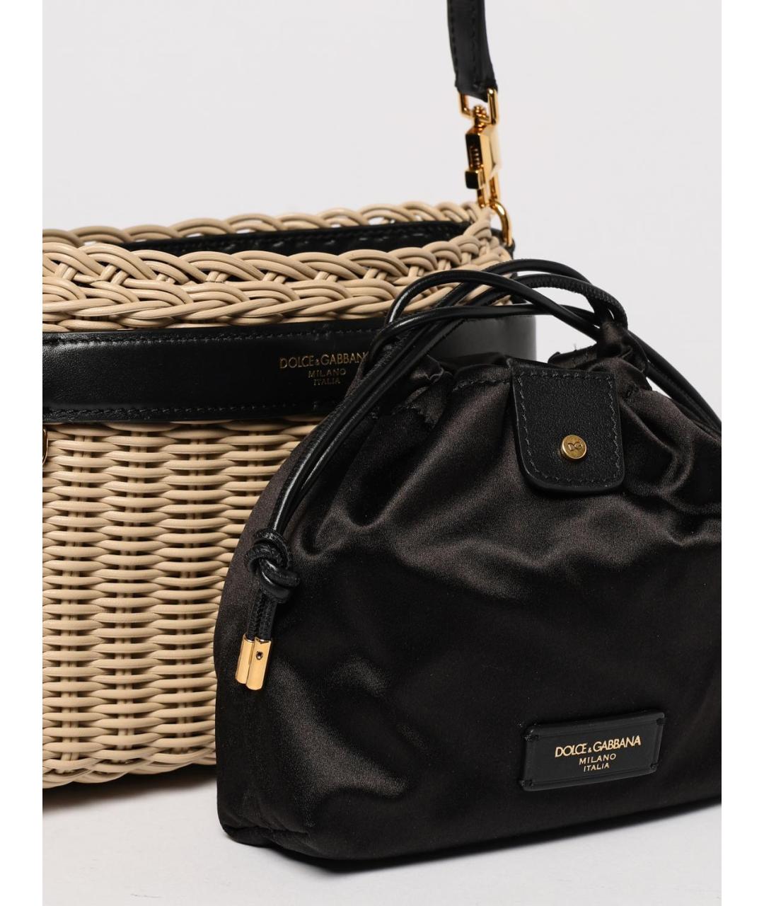 DOLCE&GABBANA Бежевая сумка тоут, фото 4