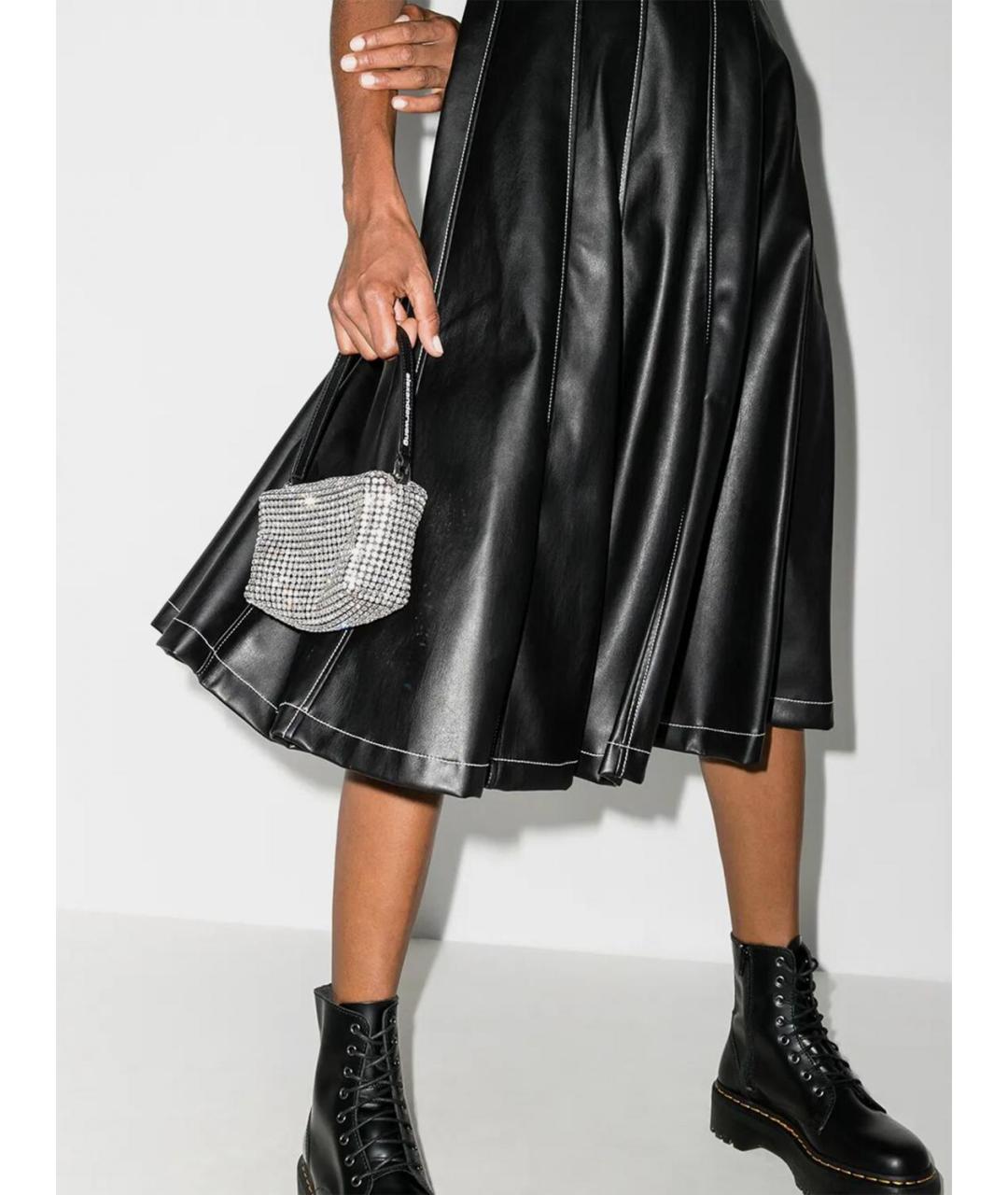 ALEXANDER WANG Серебряная сумка с короткими ручками, фото 2