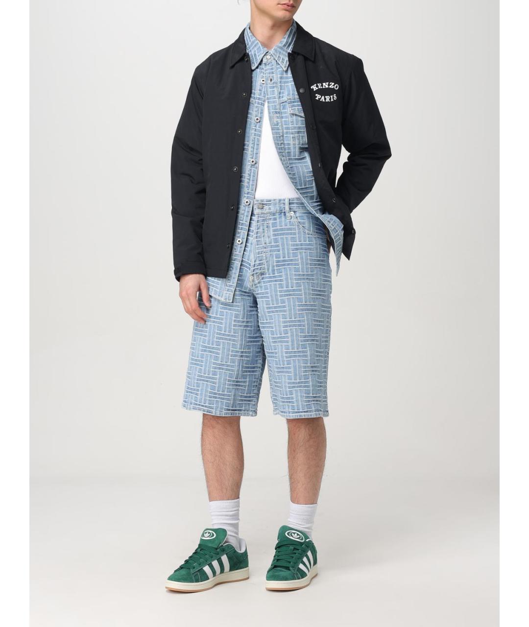 KENZO Голубые шорты, фото 3