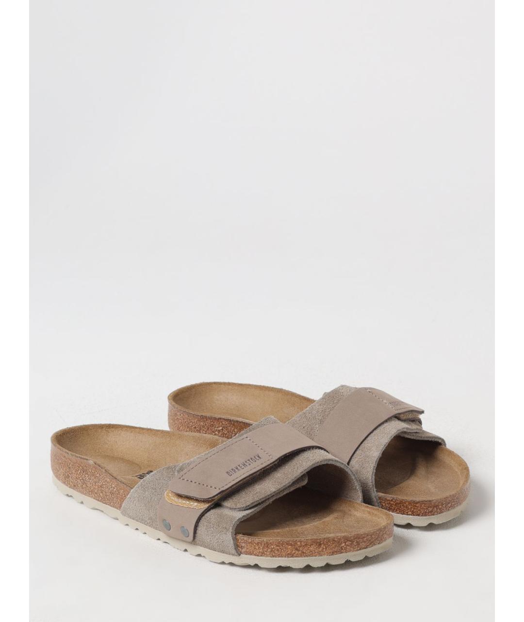 BIRKENSTOCK Бежевые босоножки, фото 2