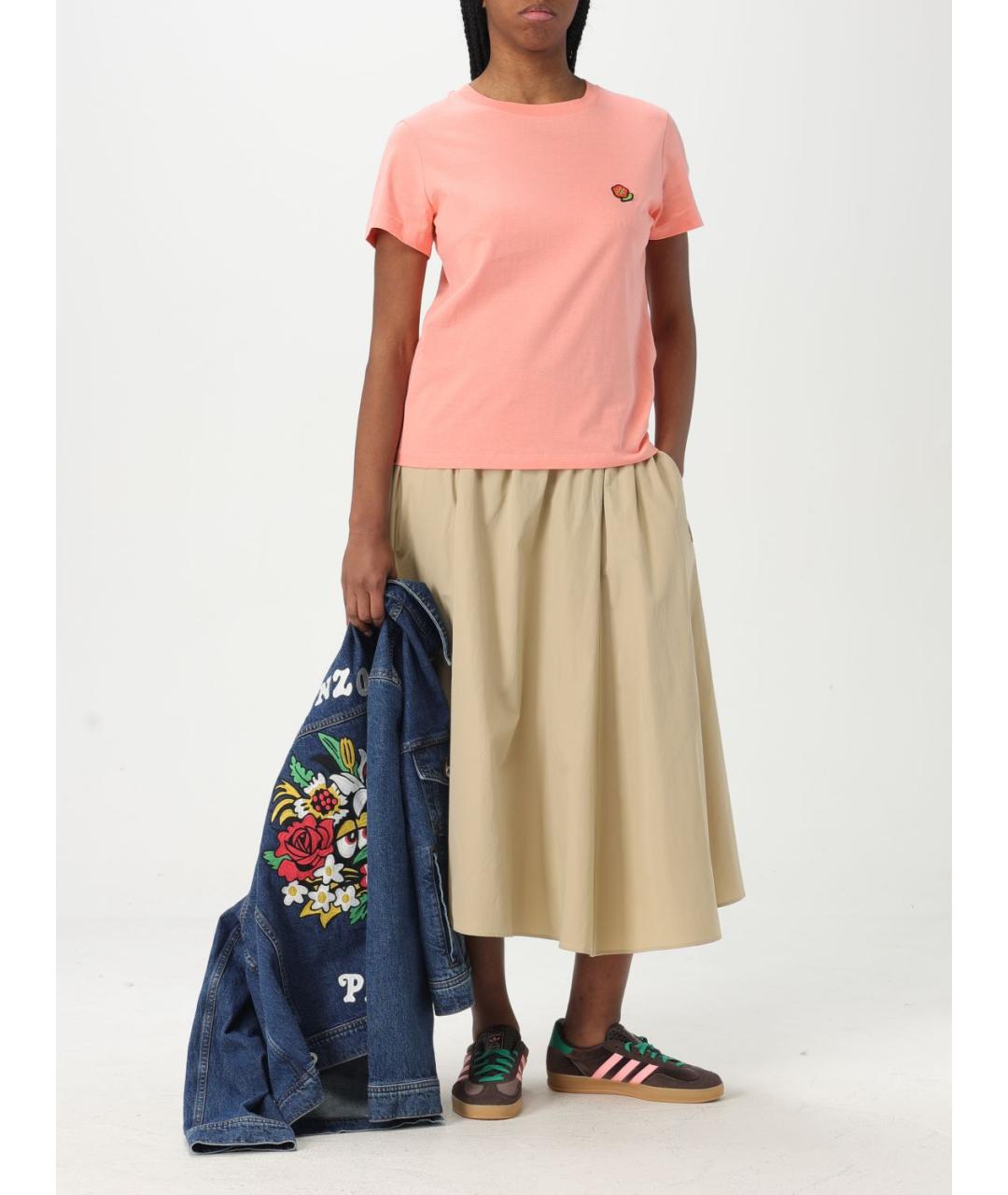 KENZO Розовая футболка, фото 3