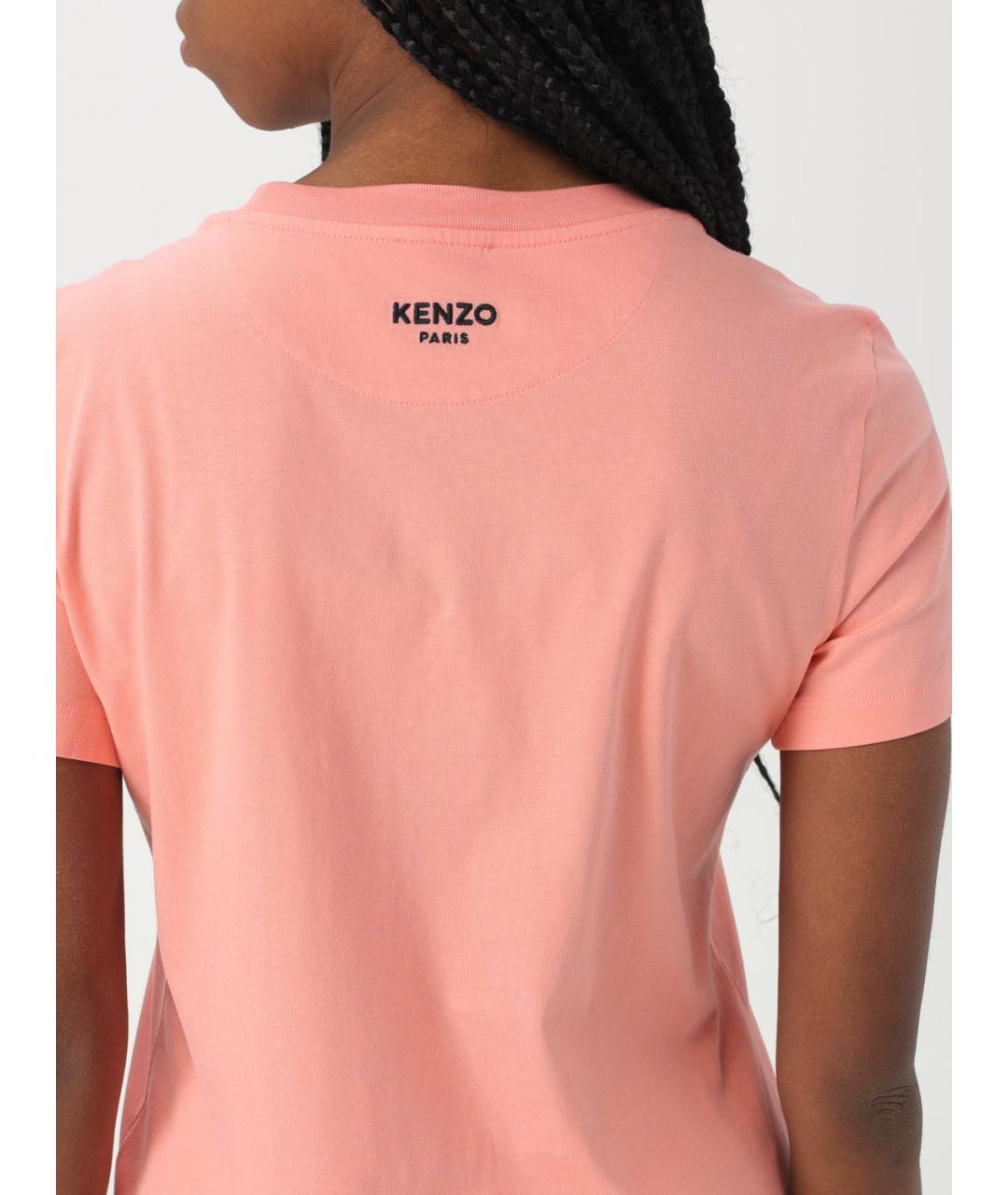 KENZO Розовая футболка, фото 6