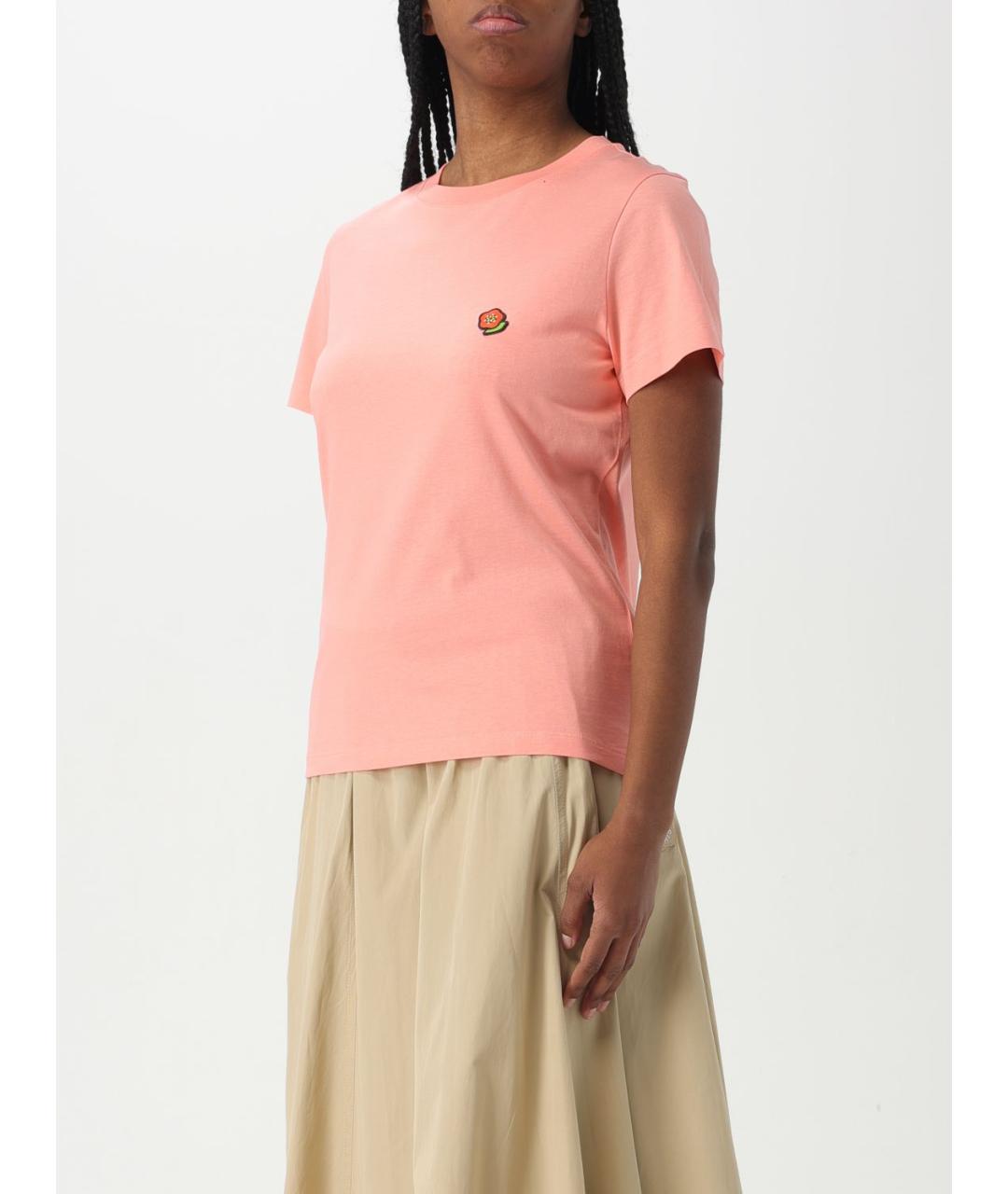 KENZO Розовая футболка, фото 5