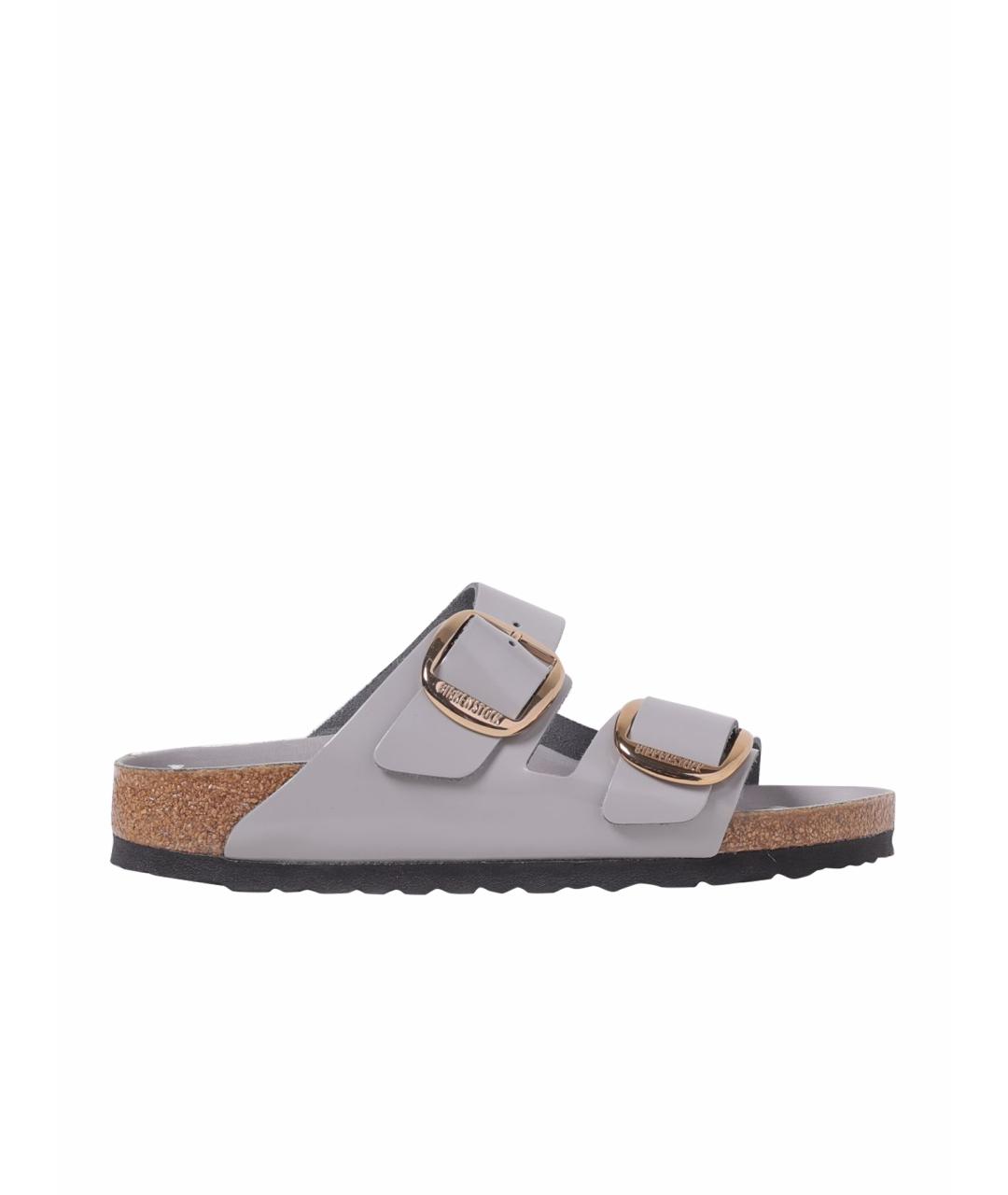 BIRKENSTOCK Серые шлепанцы, фото 1