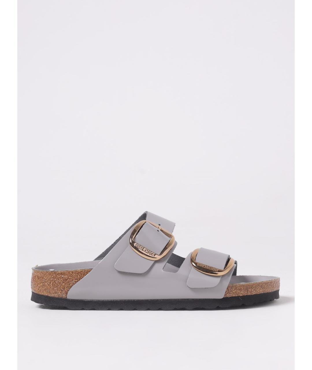 BIRKENSTOCK Серые шлепанцы, фото 5