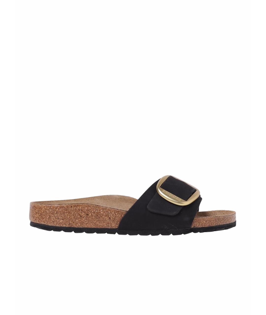 BIRKENSTOCK Черные шлепанцы, фото 1