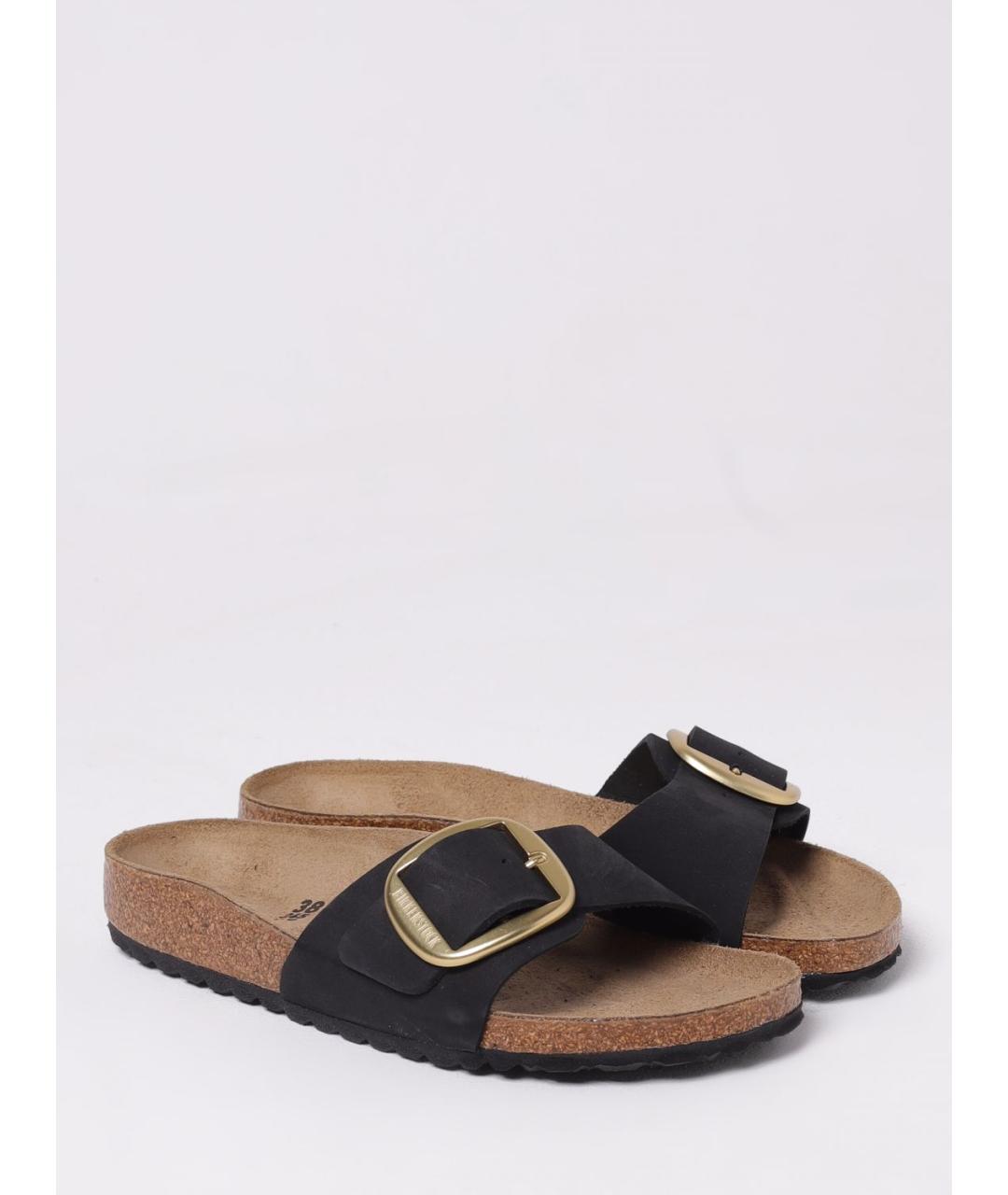 BIRKENSTOCK Черные шлепанцы, фото 2