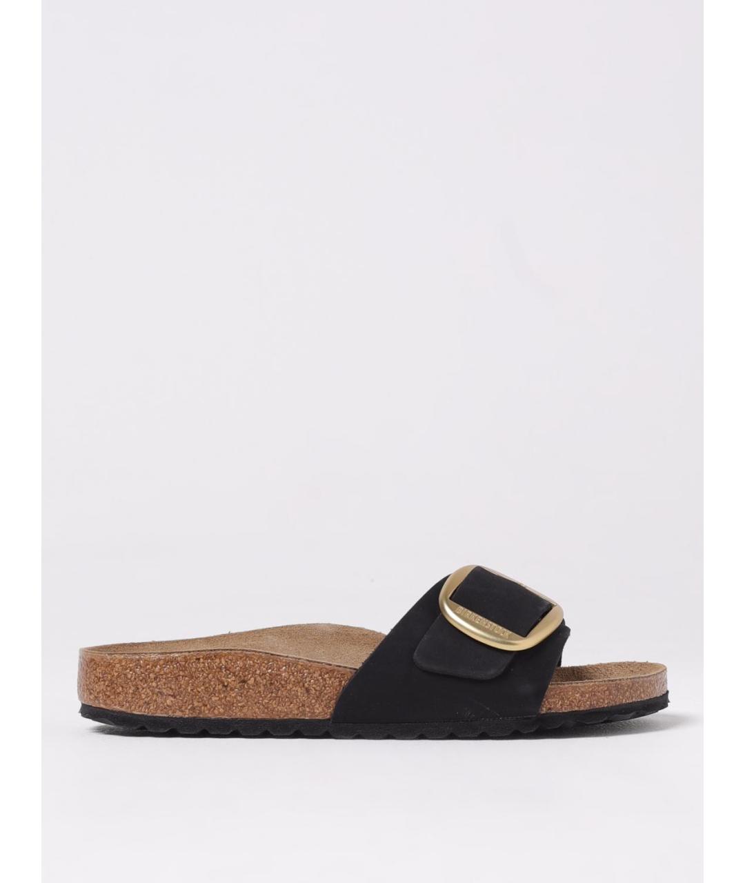 BIRKENSTOCK Черные шлепанцы, фото 5
