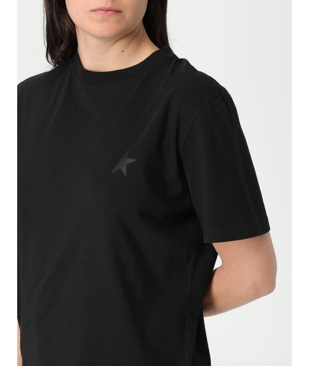 GOLDEN GOOSE DELUXE BRAND Черная футболка, фото 5