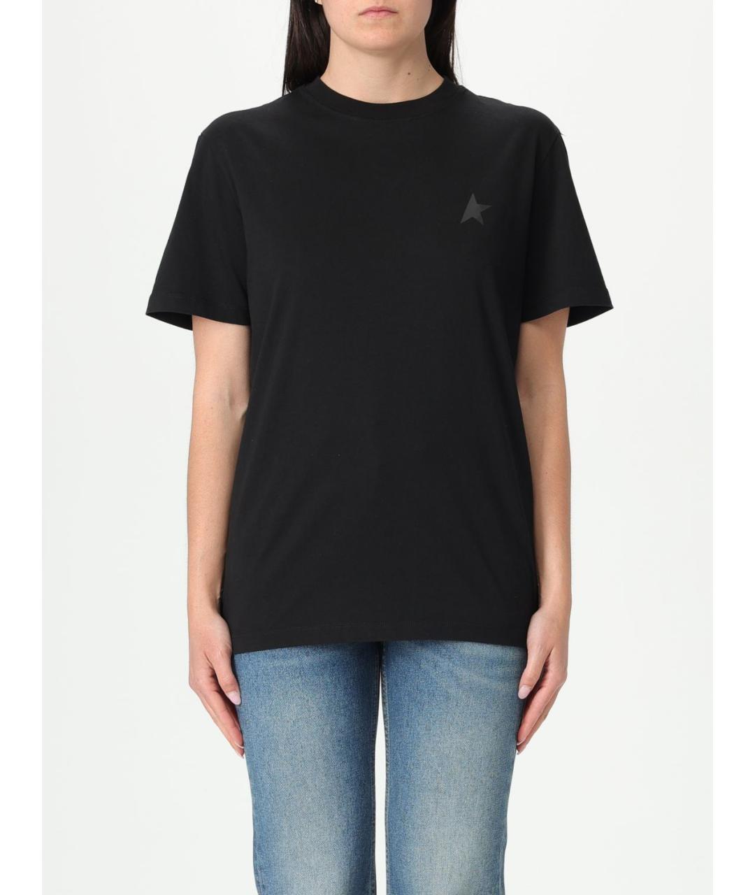 GOLDEN GOOSE DELUXE BRAND Черная футболка, фото 2