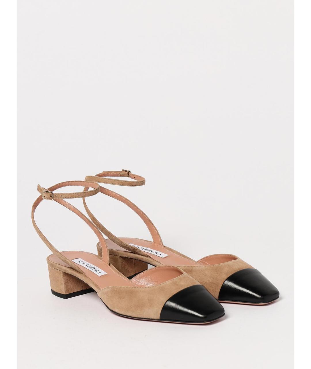 AQUAZZURA Мульти кожаные туфли, фото 2