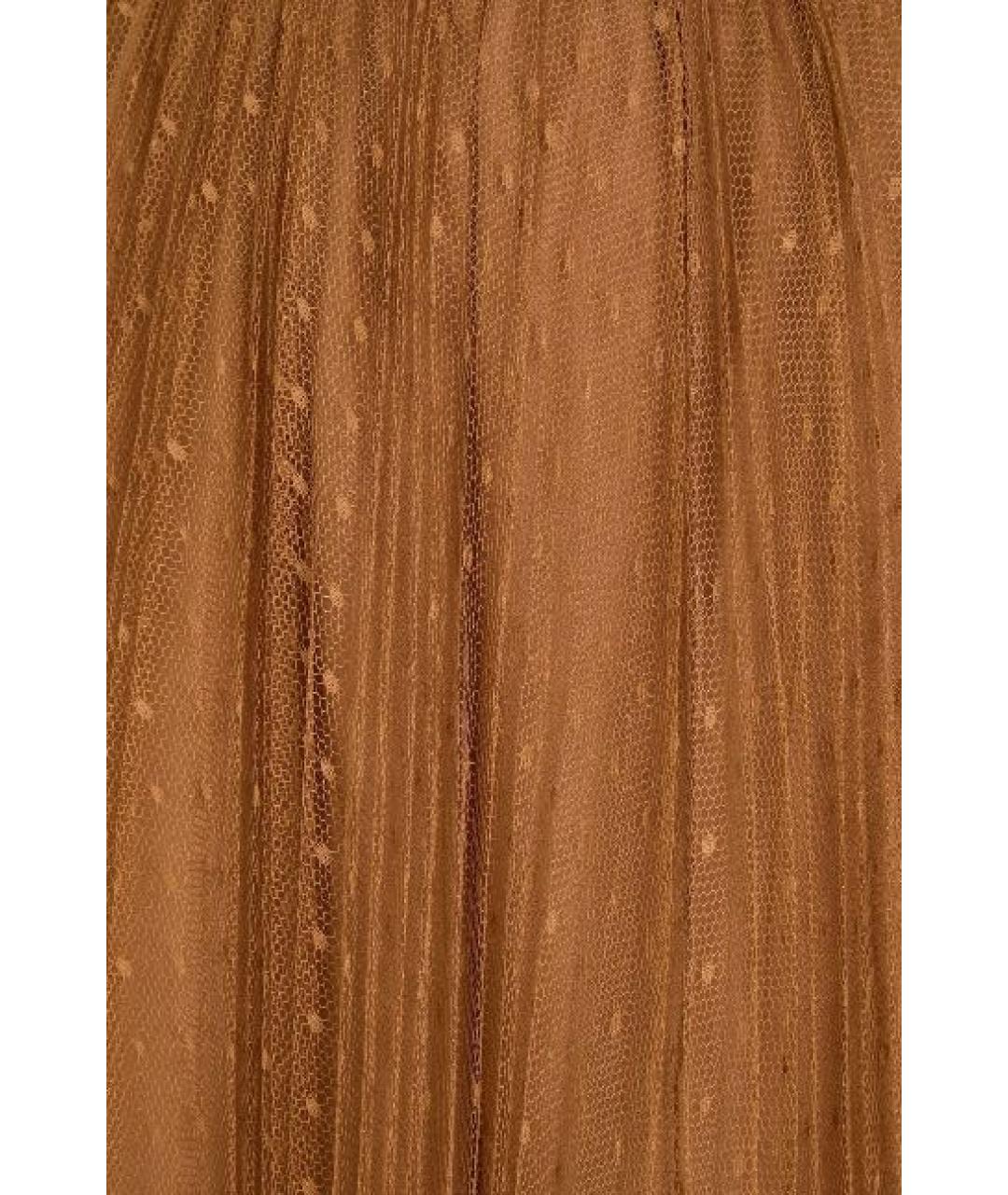 RED VALENTINO Коричневая юбка миди, фото 3