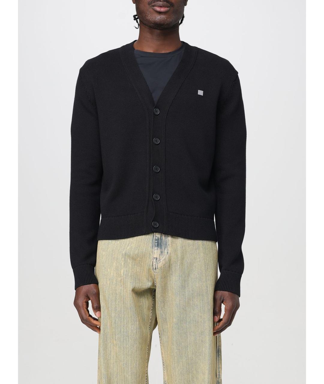 ACNE STUDIOS Черный кардиган, фото 6
