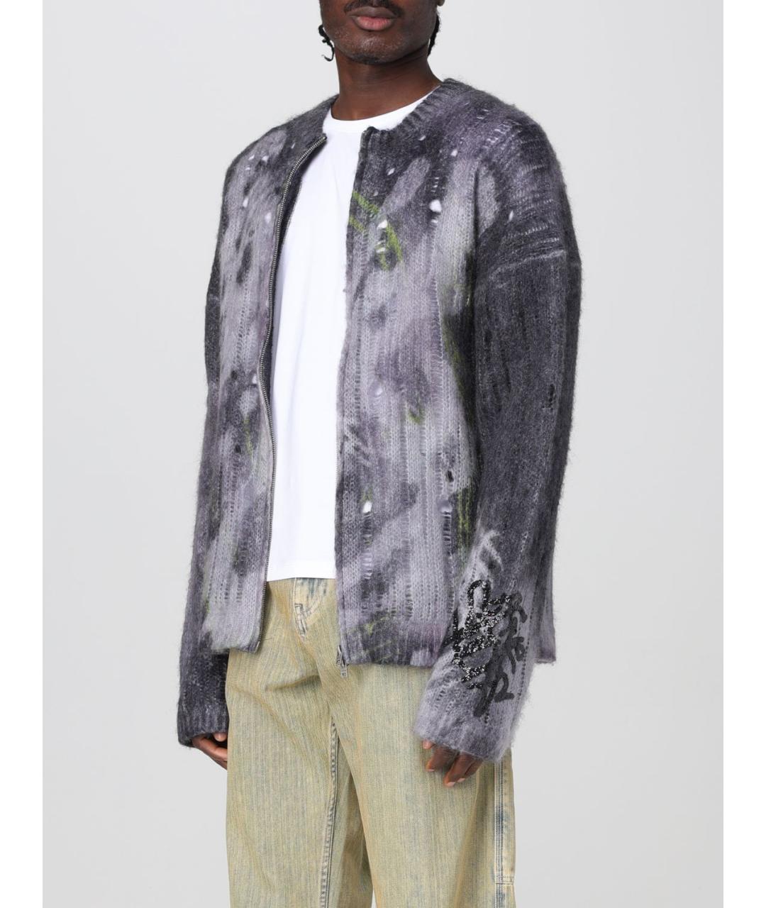 ACNE STUDIOS Серый кардиган, фото 5