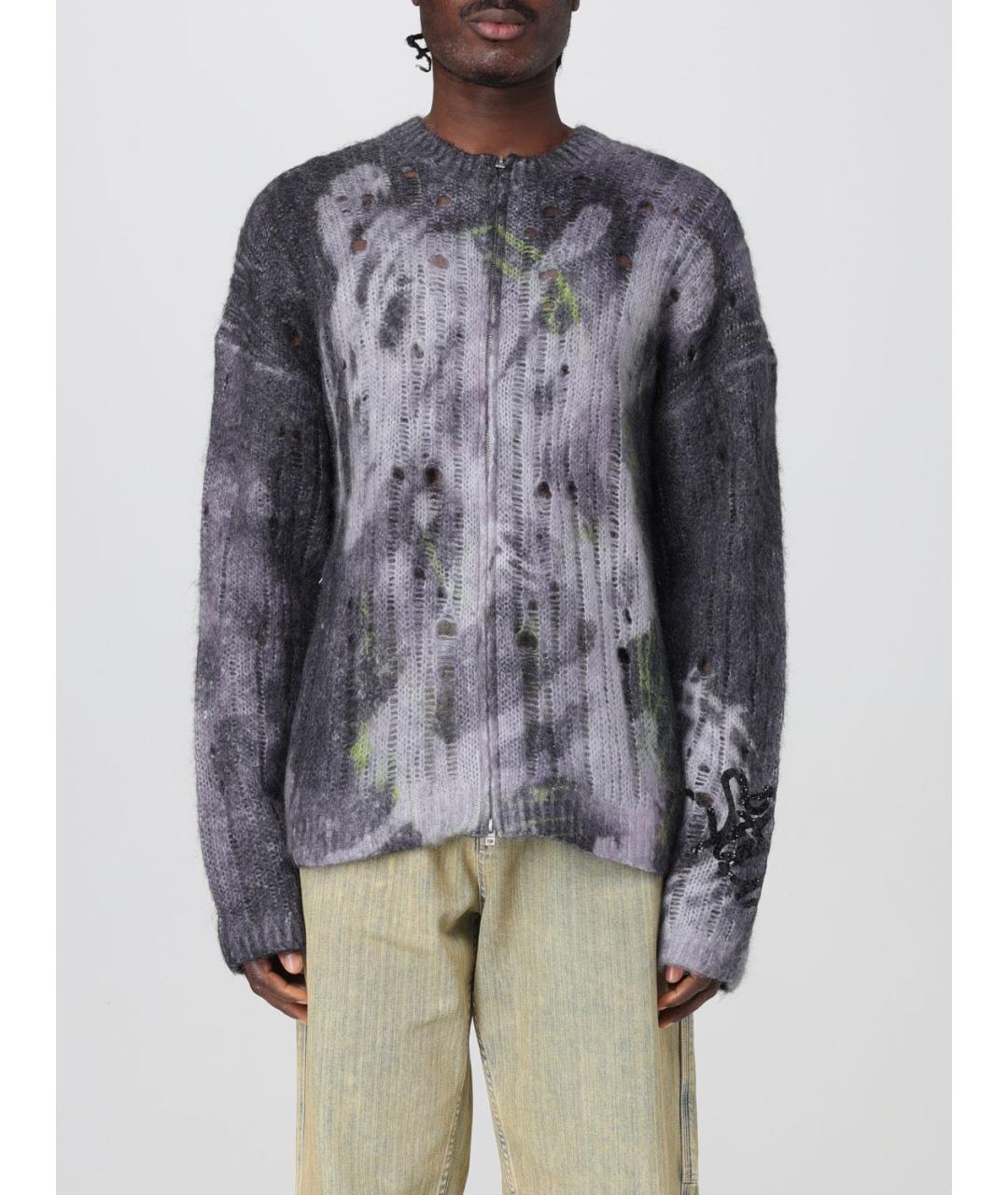 ACNE STUDIOS Серый кардиган, фото 2