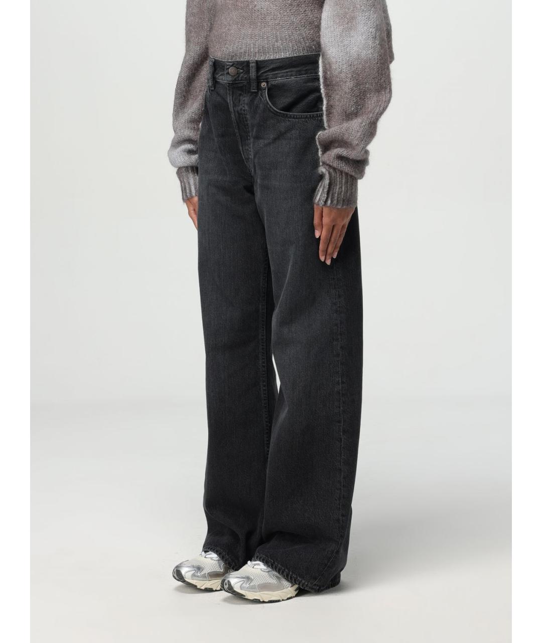 ACNE STUDIOS Черные джинсы клеш, фото 4
