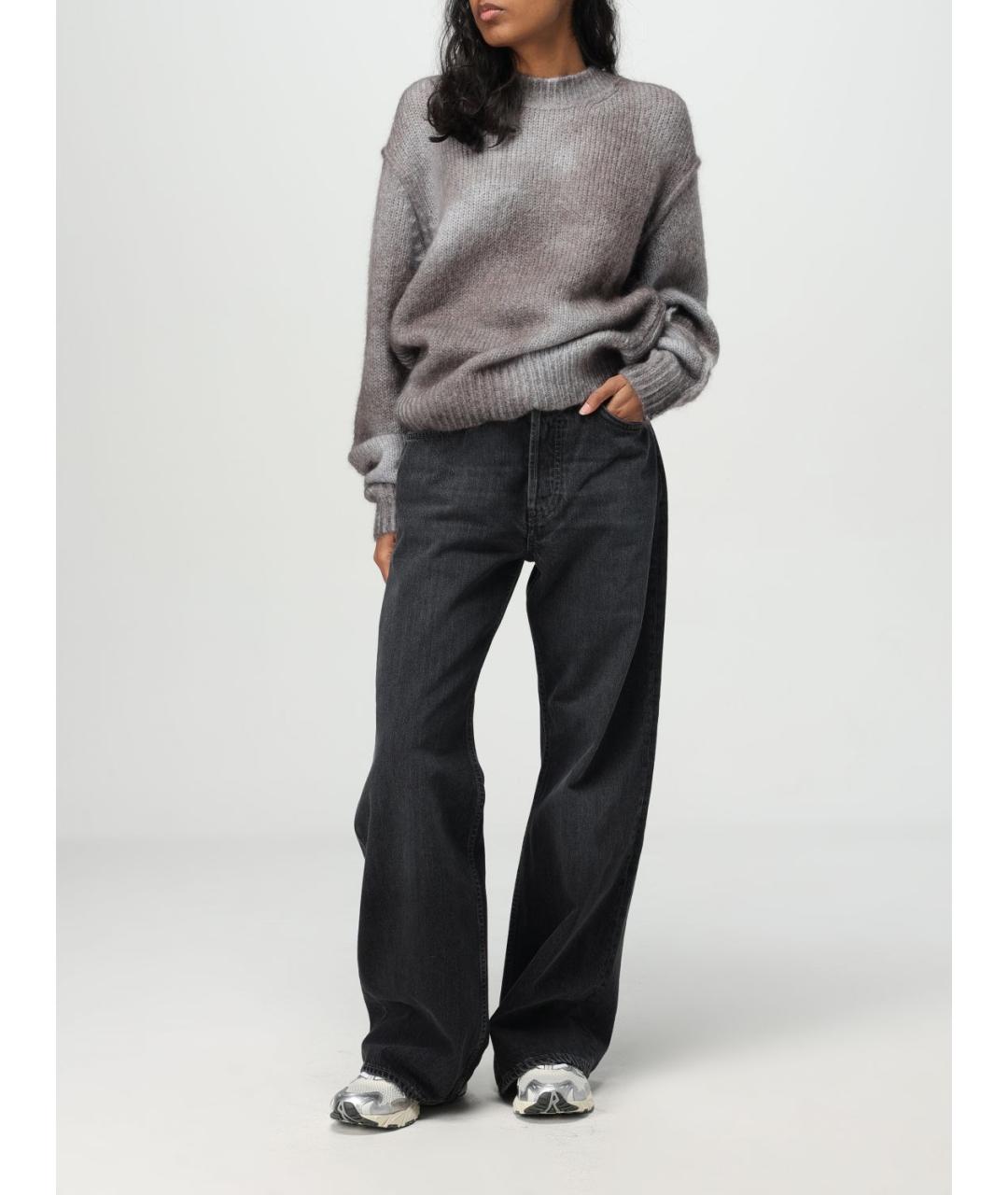 ACNE STUDIOS Черные джинсы клеш, фото 2