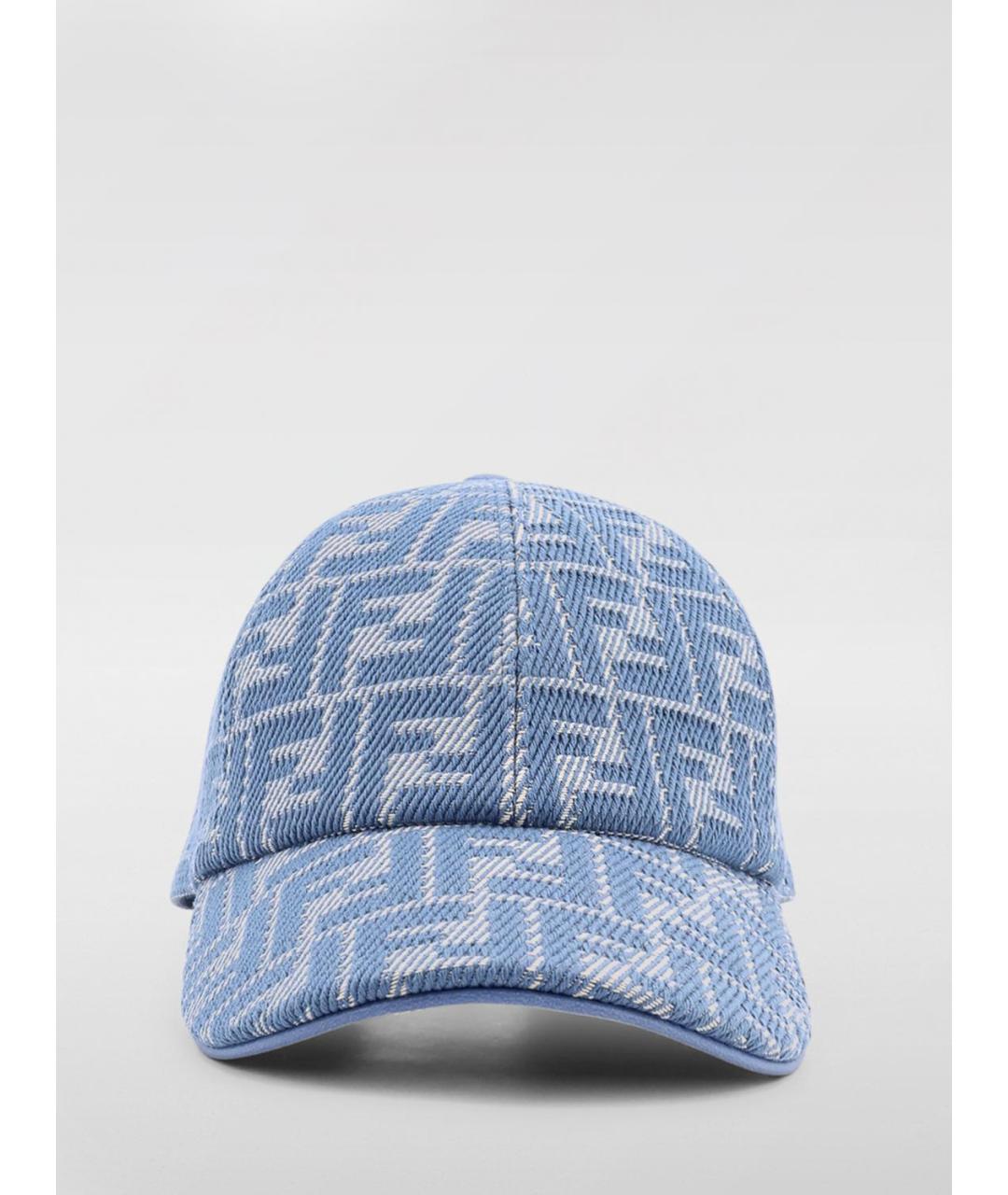 FENDI Голубая шапка, фото 2