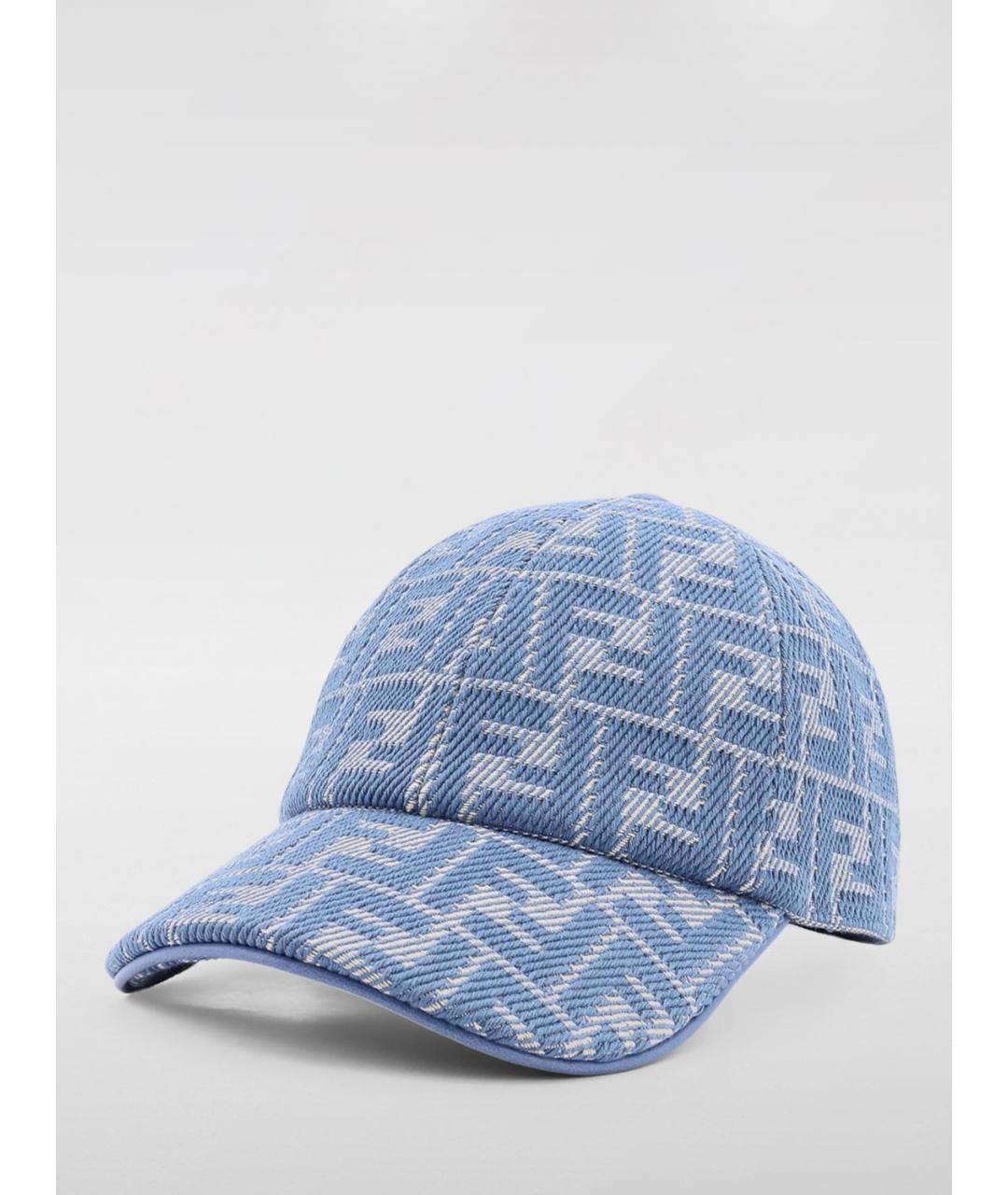 FENDI Голубая шапка, фото 4