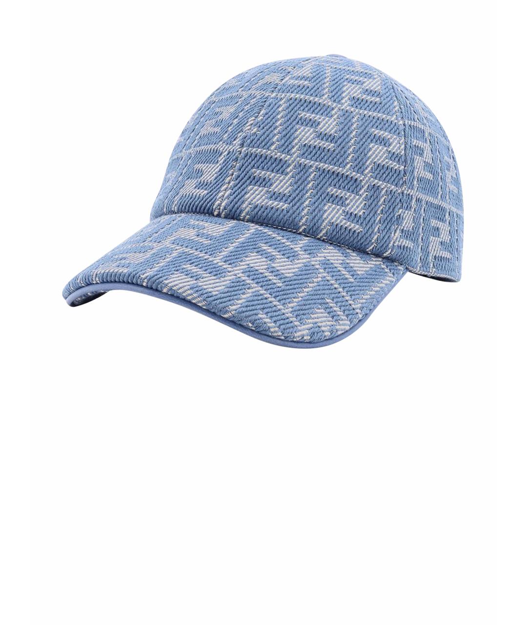 FENDI Голубая шапка, фото 1