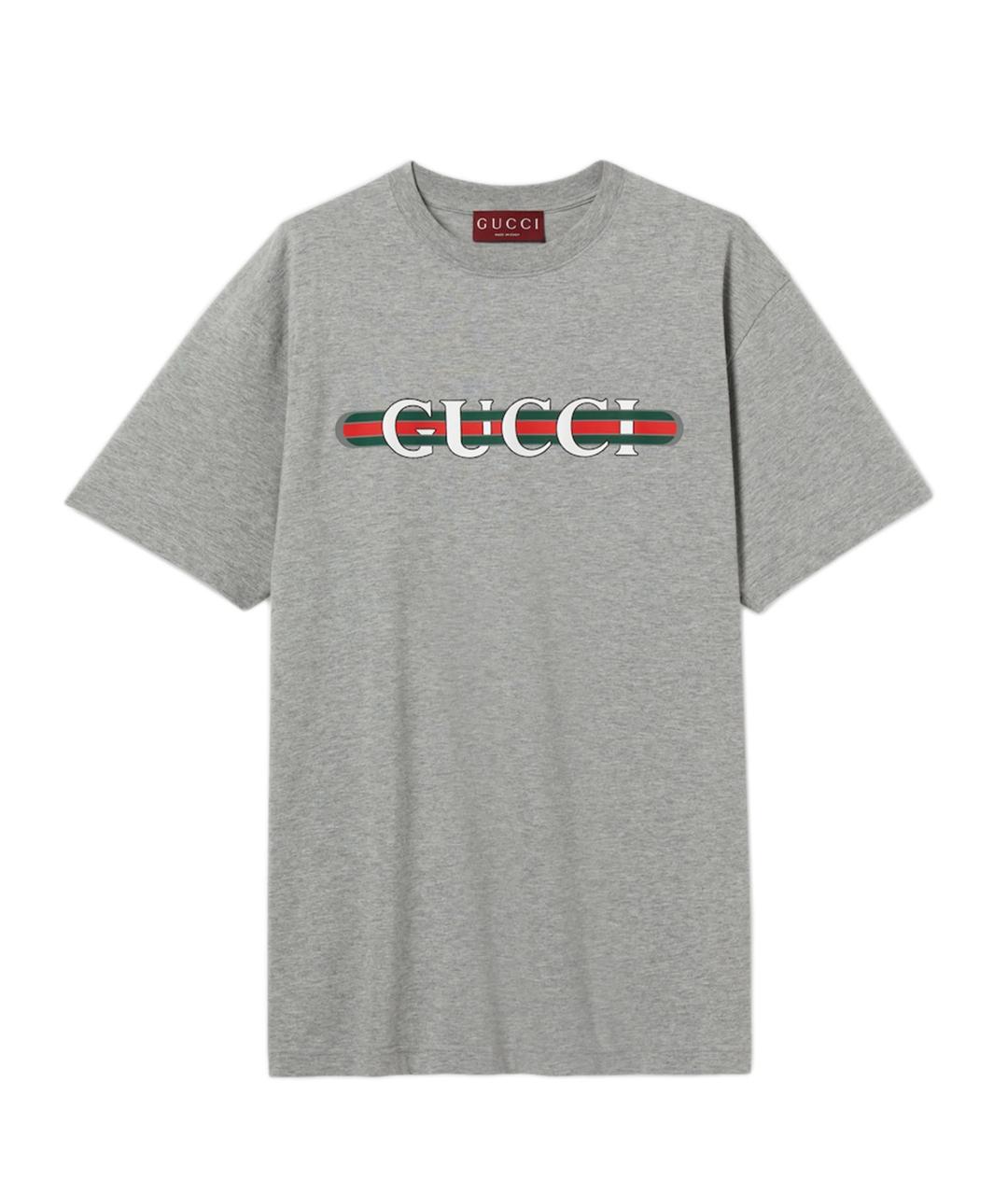 GUCCI Серая футболка, фото 1