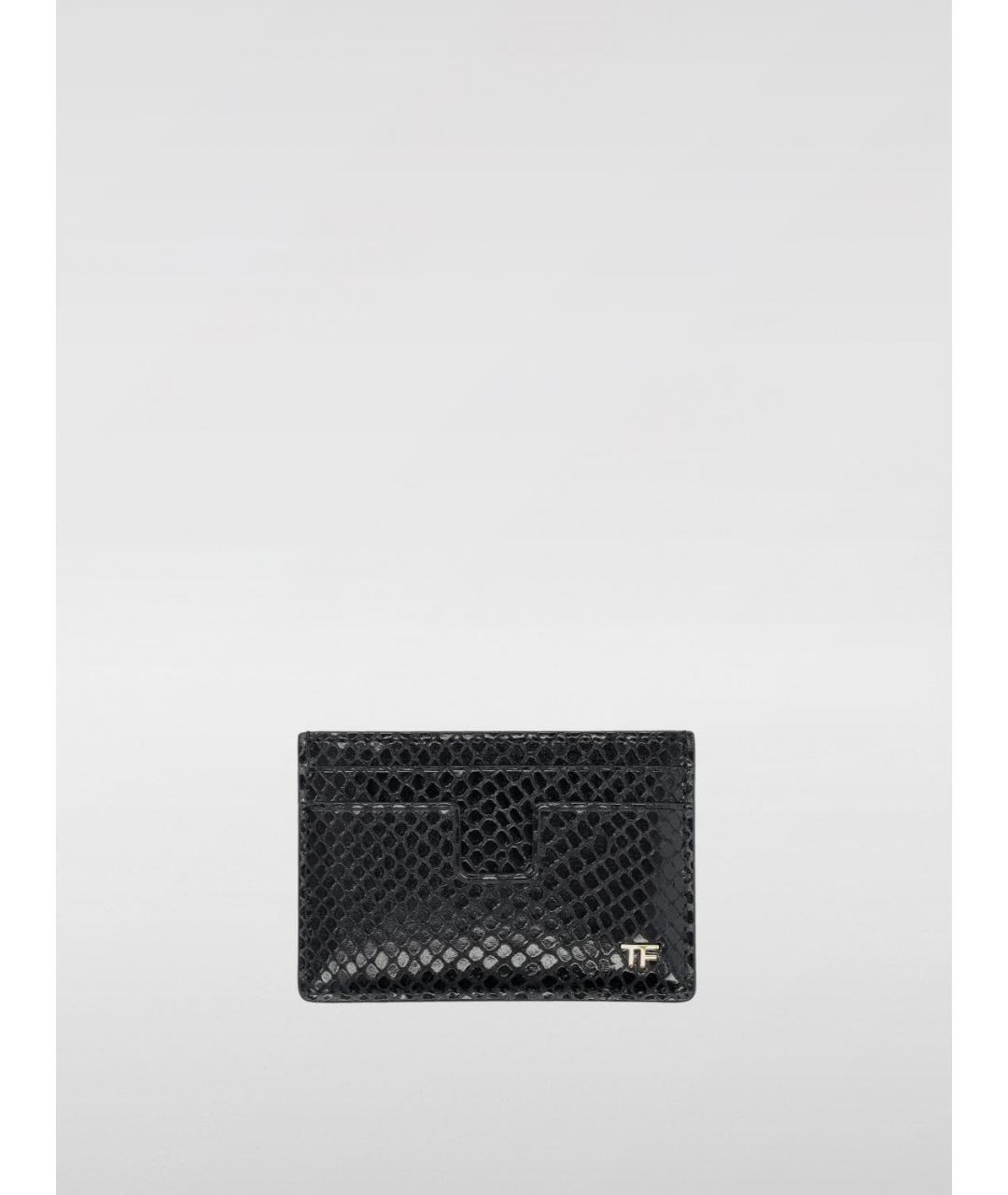 TOM FORD Черный кожаный кардхолдер, фото 3