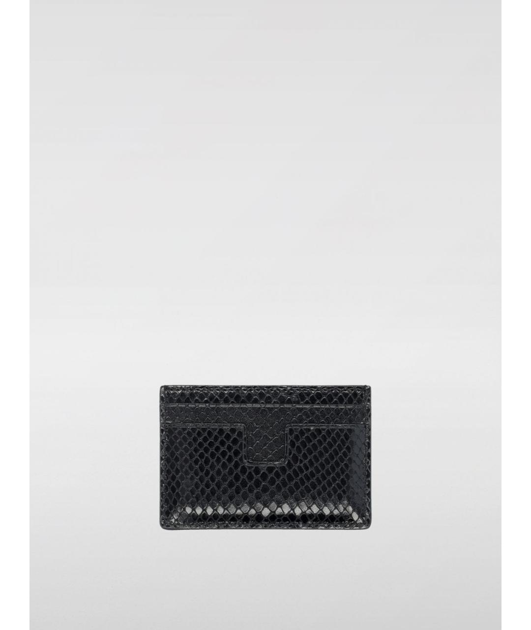 TOM FORD Черный кожаный кардхолдер, фото 2