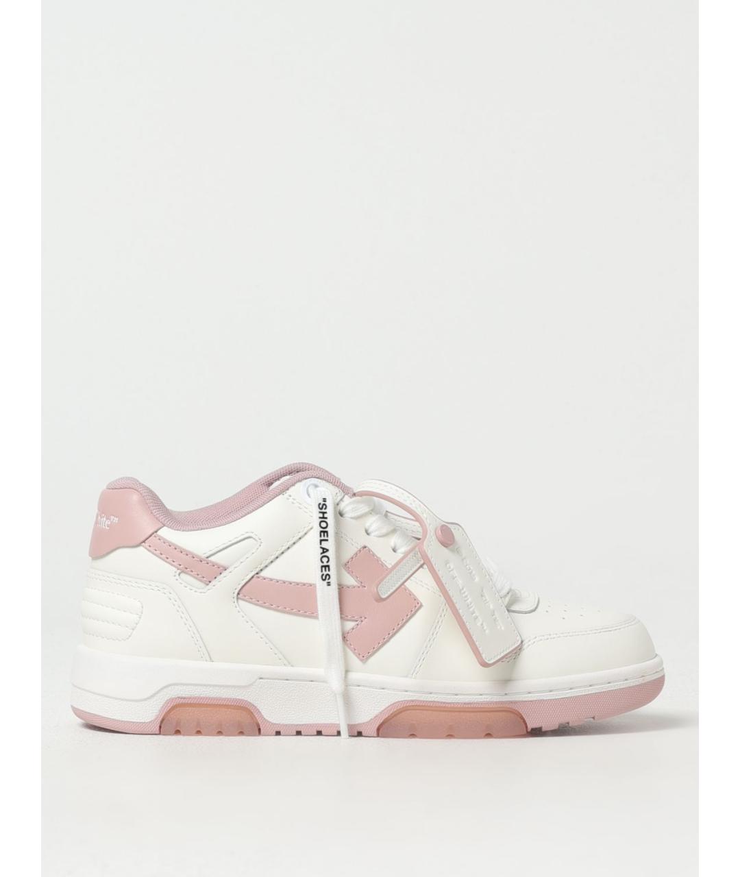 OFF-WHITE Белые кожаные кеды, фото 5