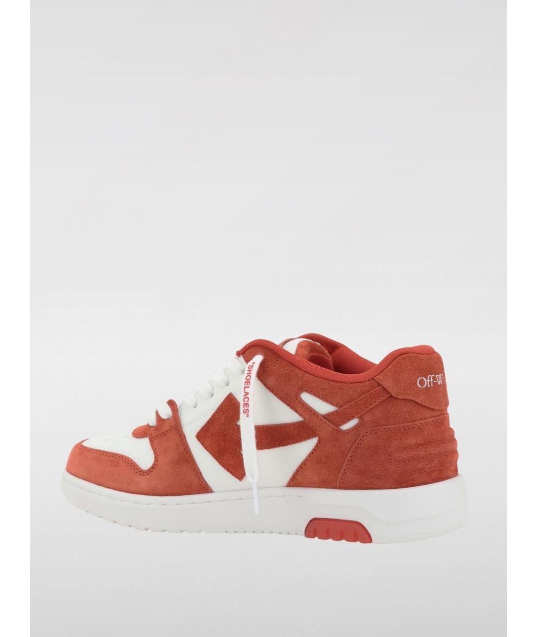 OFF-WHITE Красные низкие кроссовки / кеды, фото 3