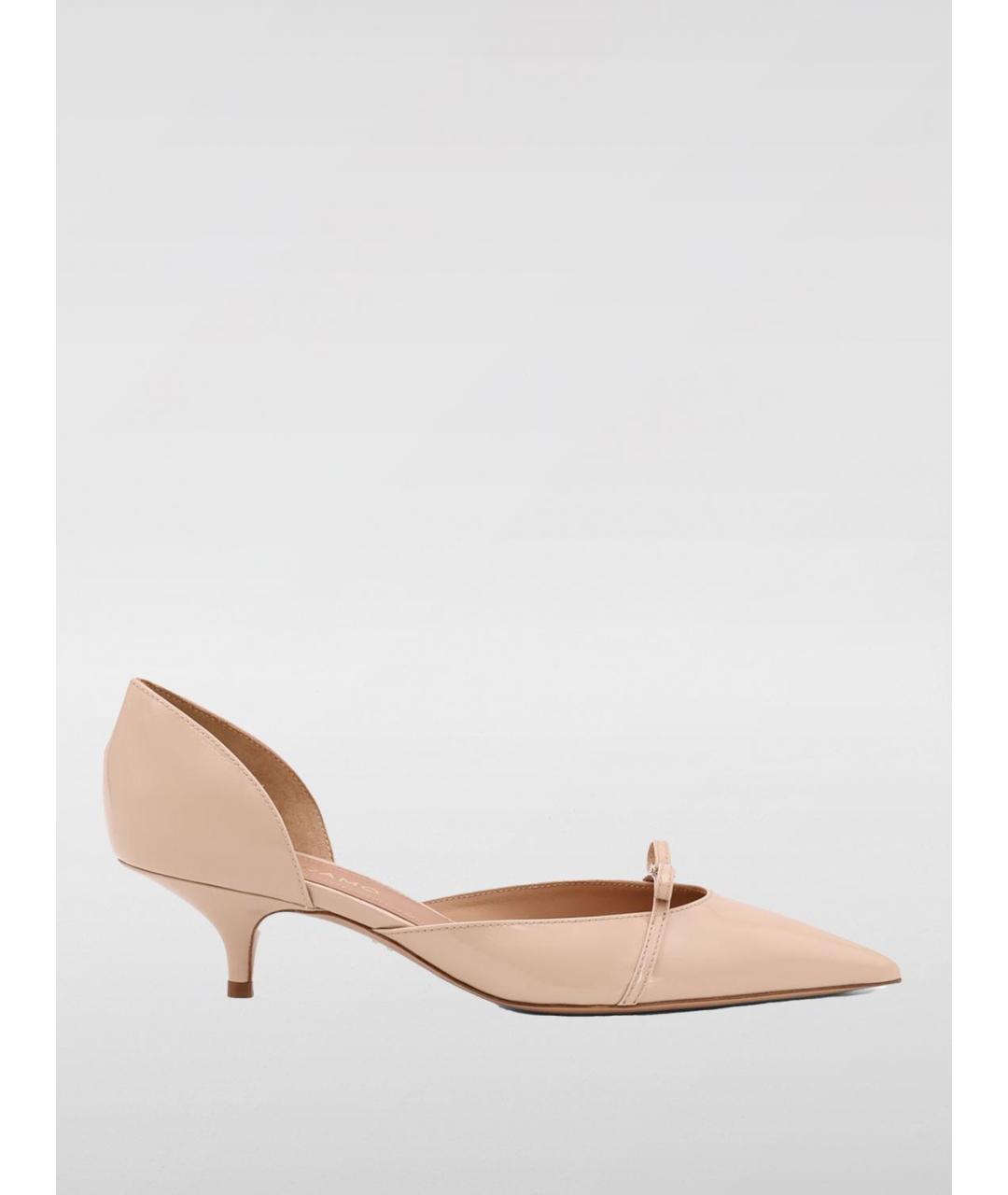 FERRAGAMO Бежевые кожаные туфли, фото 5
