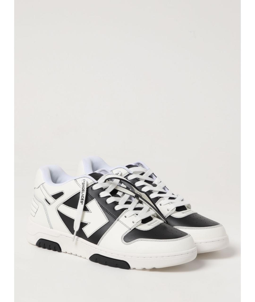 OFF-WHITE Черные низкие кроссовки / кеды, фото 2