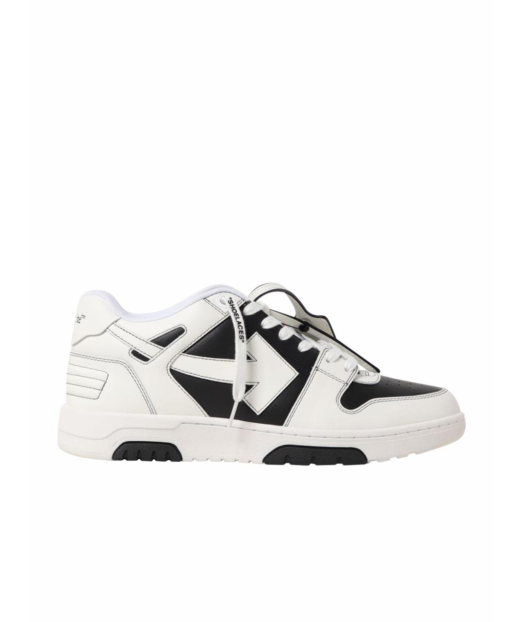 OFF-WHITE Черные низкие кроссовки / кеды, фото 1
