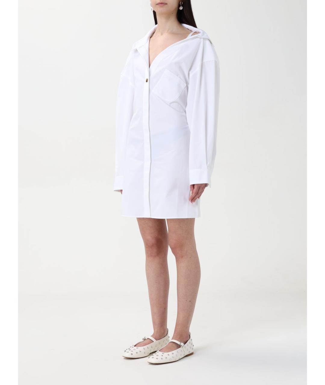 JACQUEMUS Белое платье, фото 4