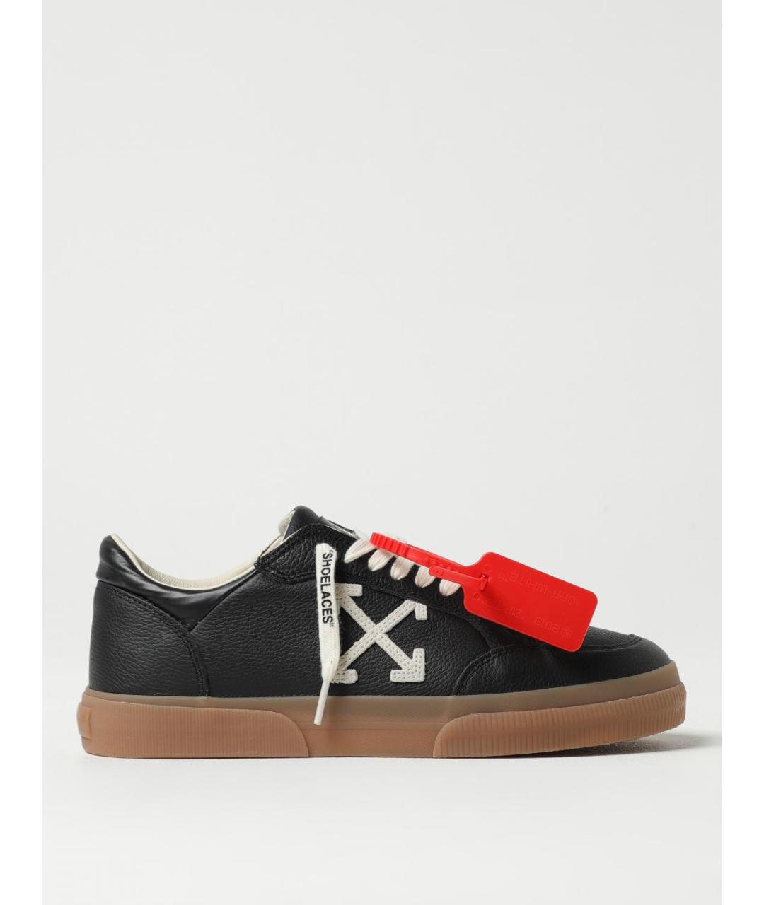 OFF-WHITE Черные низкие кроссовки / кеды, фото 5