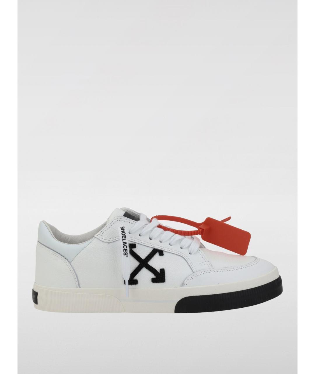 OFF-WHITE Белые низкие кроссовки / кеды, фото 4