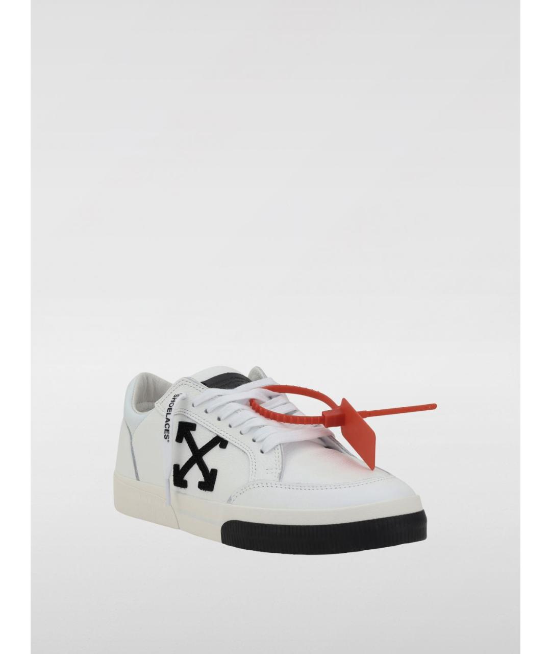 OFF-WHITE Белые низкие кроссовки / кеды, фото 2