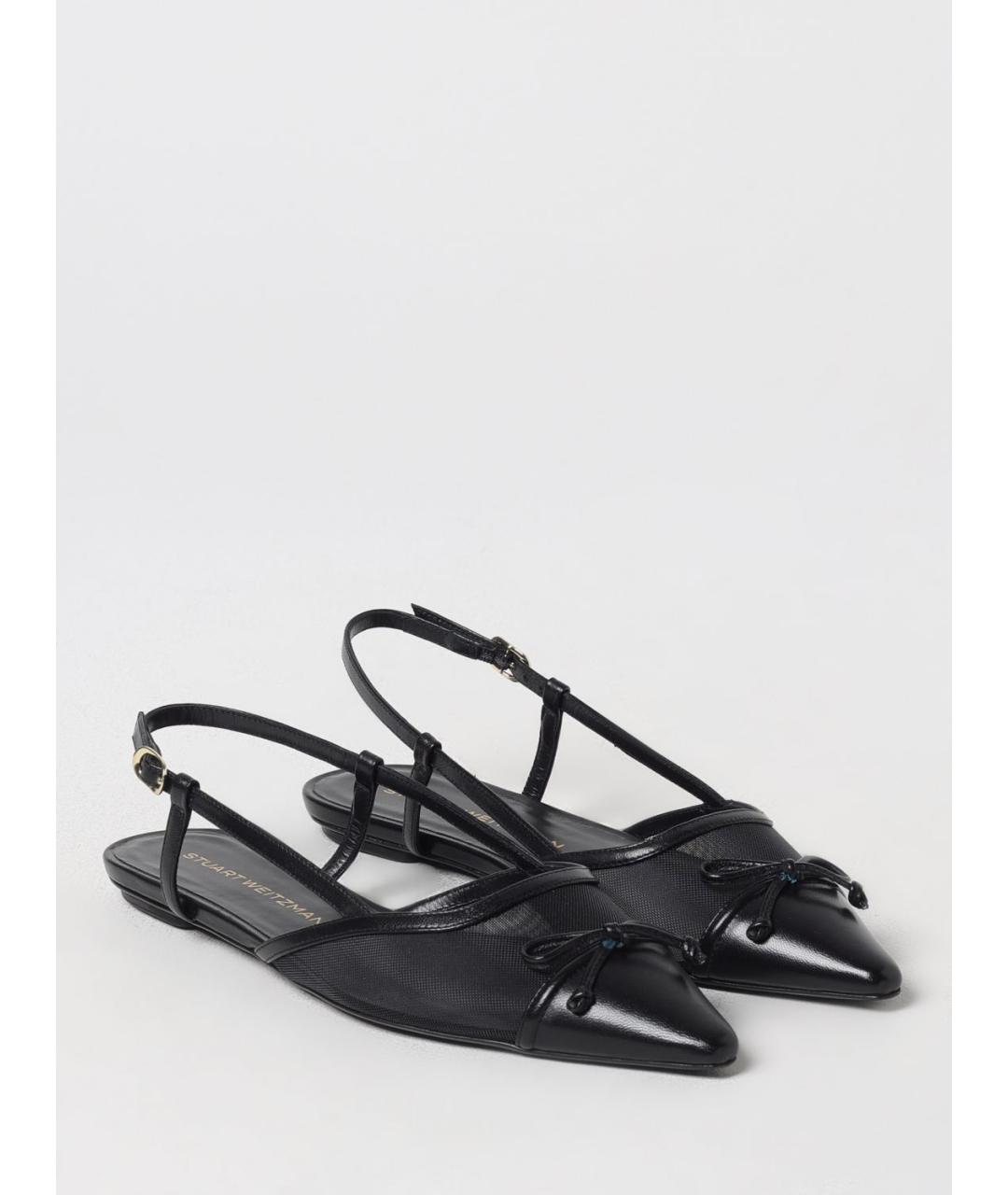 STUART WEITZMAN Черные балетки, фото 2