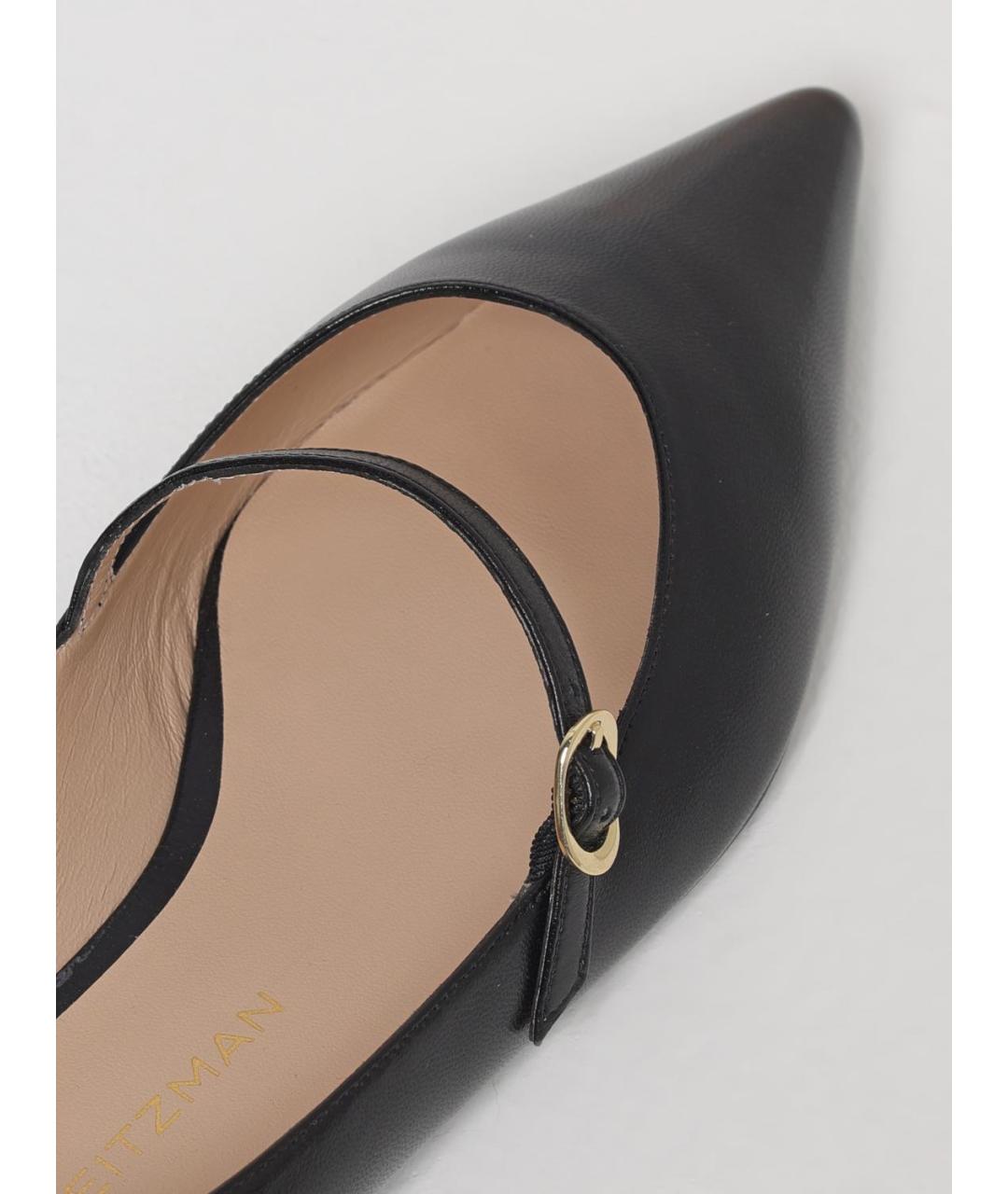 STUART WEITZMAN Черные балетки, фото 4