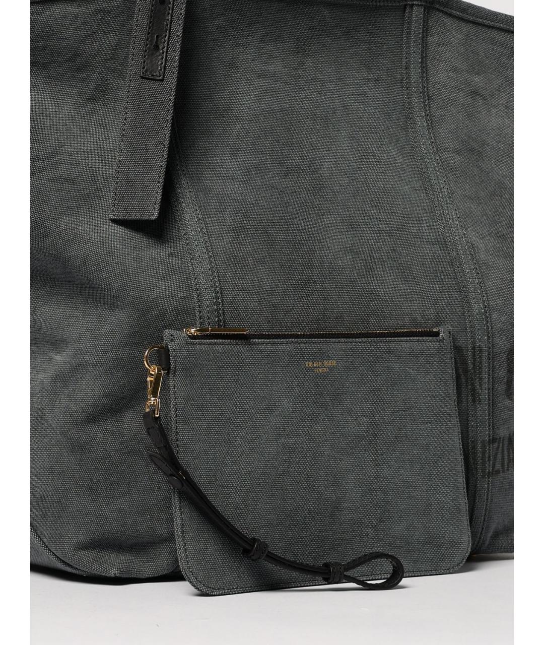 GOLDEN GOOSE DELUXE BRAND Антрацитовая сумка тоут, фото 4