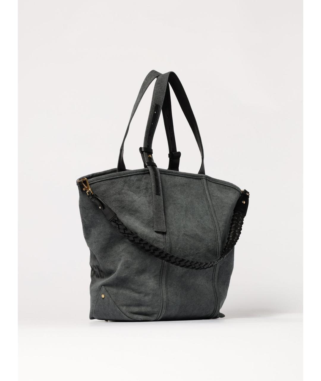 GOLDEN GOOSE DELUXE BRAND Антрацитовая сумка тоут, фото 3