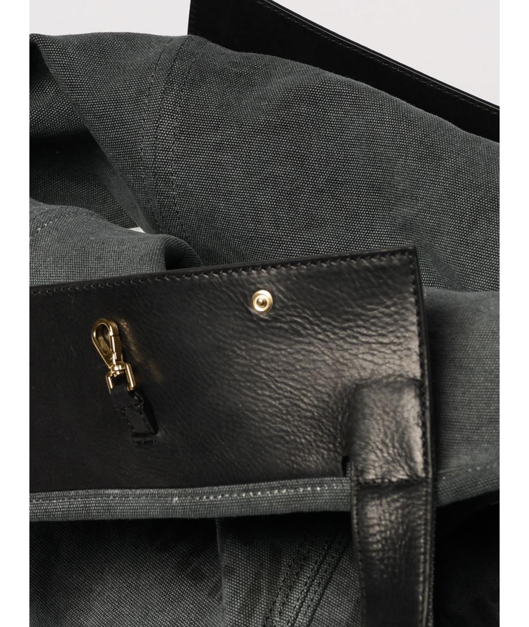 GOLDEN GOOSE DELUXE BRAND Антрацитовая сумка тоут, фото 5