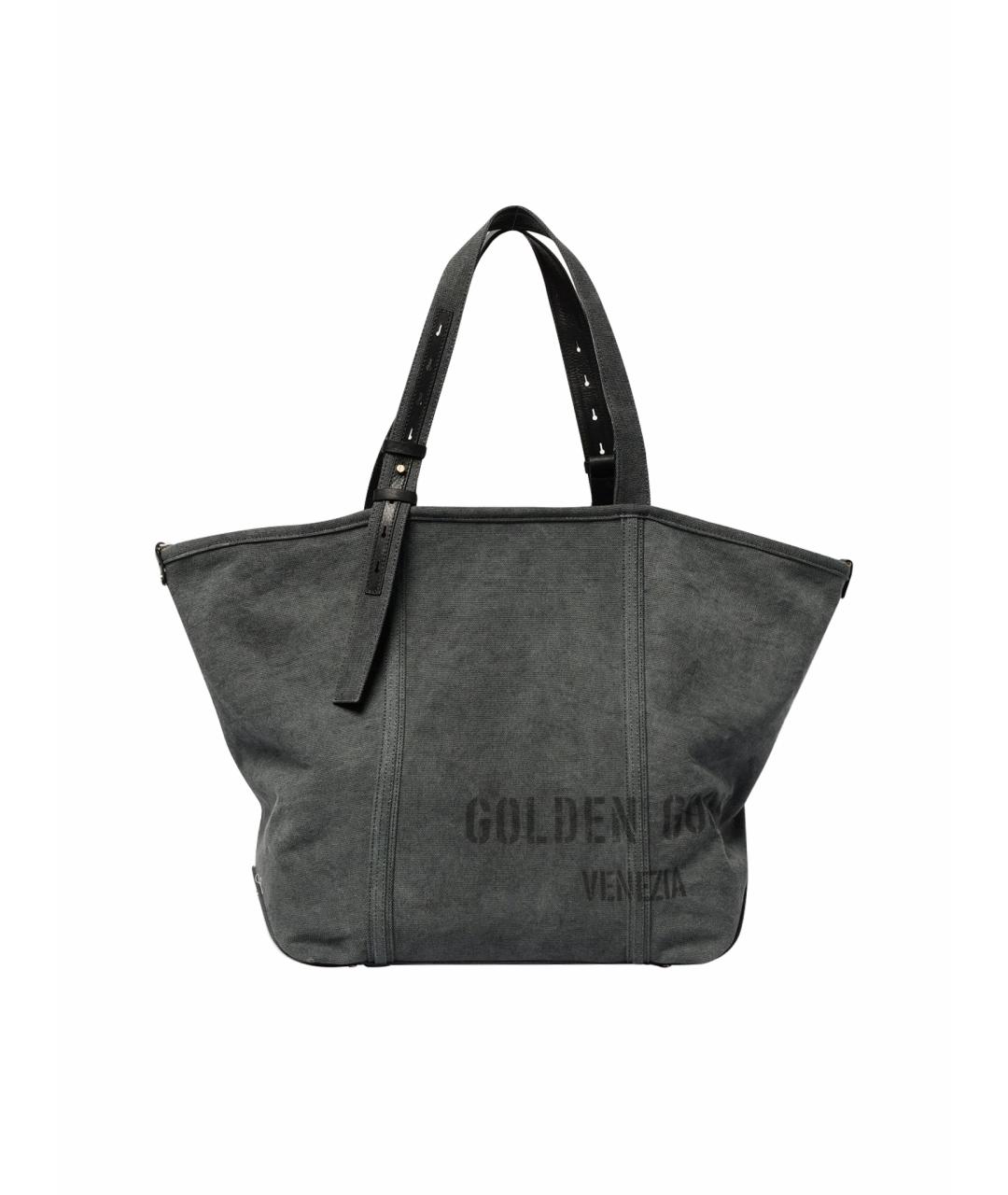 GOLDEN GOOSE DELUXE BRAND Антрацитовая сумка тоут, фото 1