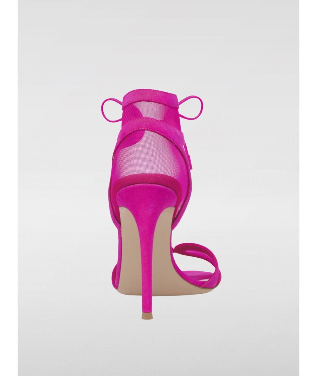 GIANVITO ROSSI Розовые босоножки, фото 3