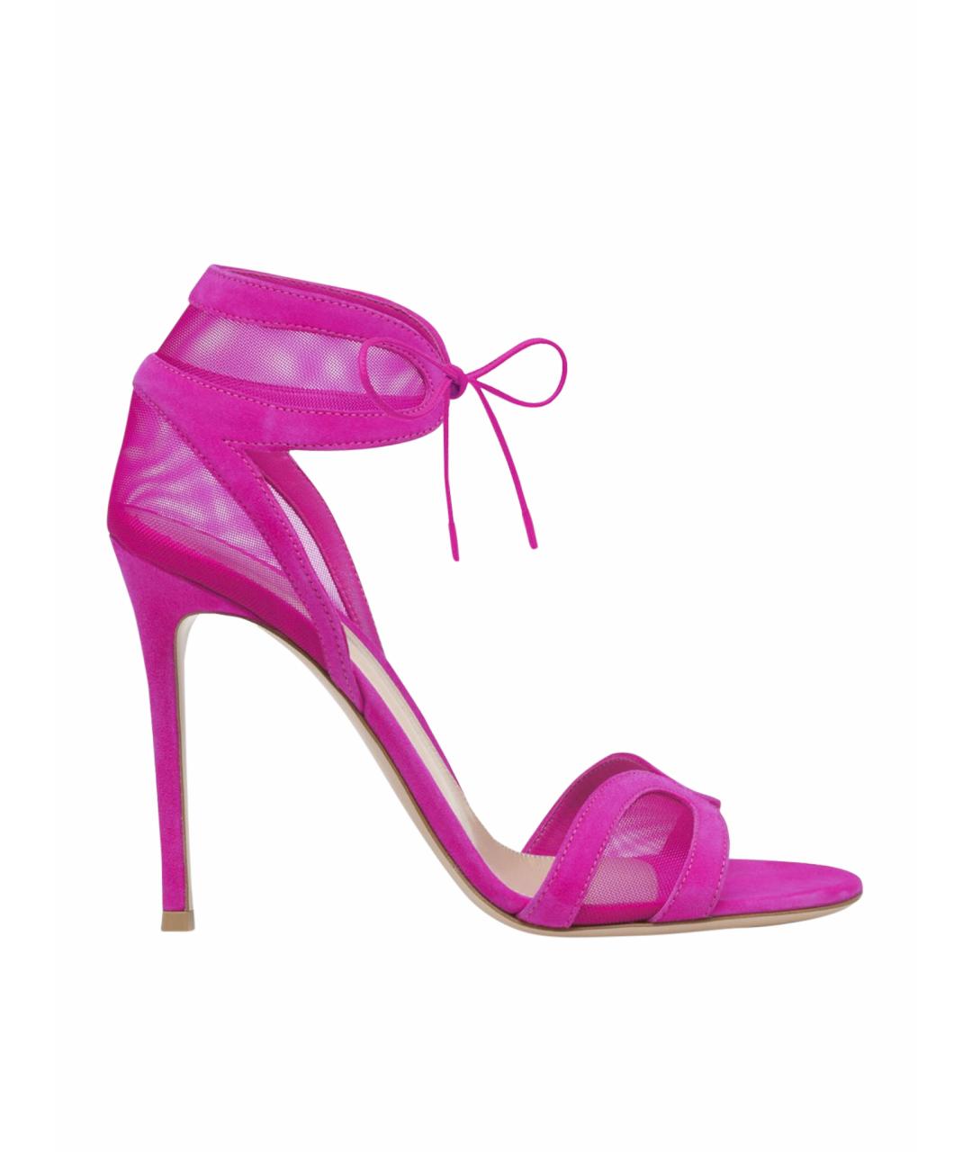 GIANVITO ROSSI Розовые босоножки, фото 1