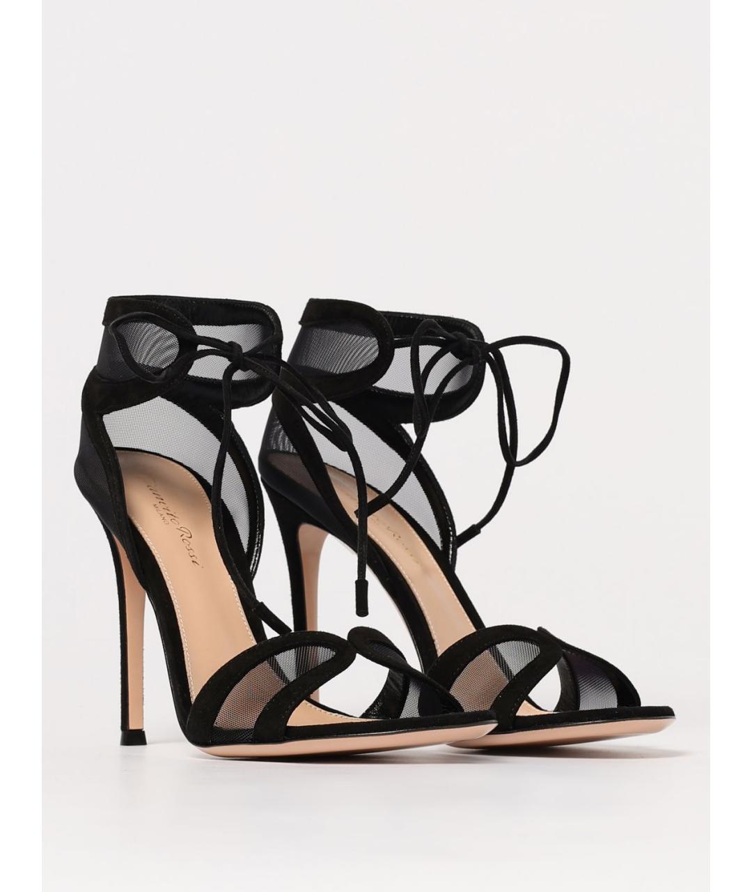 GIANVITO ROSSI Черные босоножки, фото 2