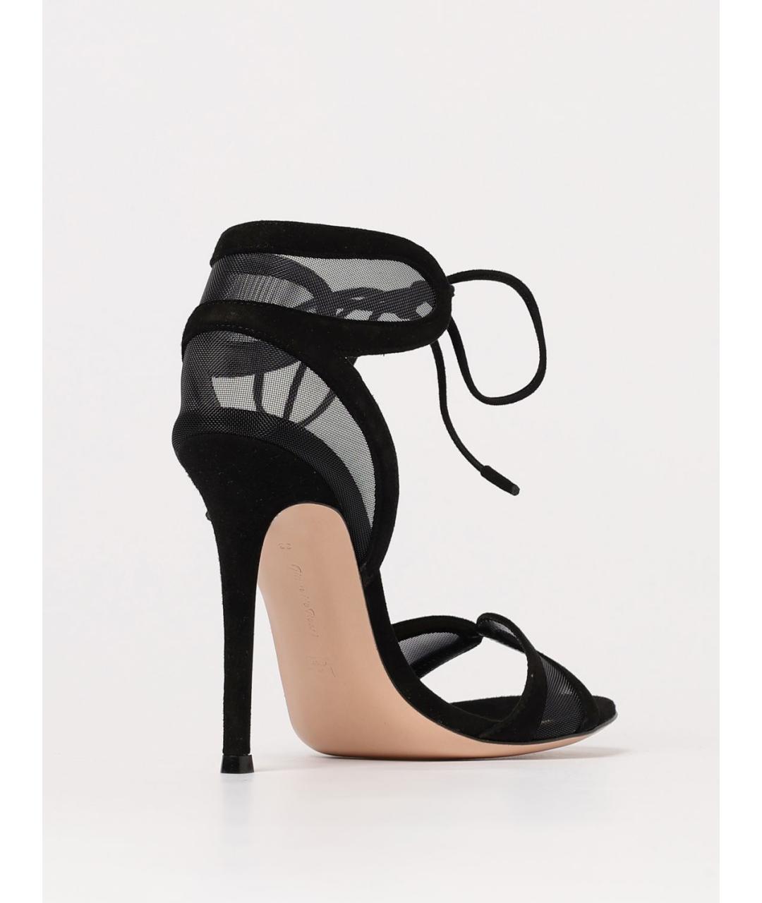 GIANVITO ROSSI Черные босоножки, фото 3
